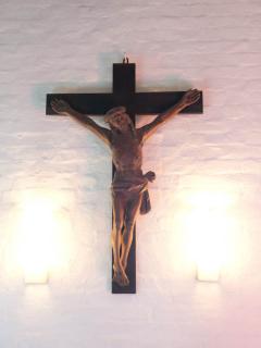 Die Christusfigur an der Südwand ist das ältestes Kunstwerk aus dem 16.Jahrhundert